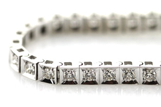 Diamond Tennis Bracelet - 45 G-H Color Diamonds, SI Clarity, 3.56 carat