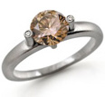 Brown Diamond Ring